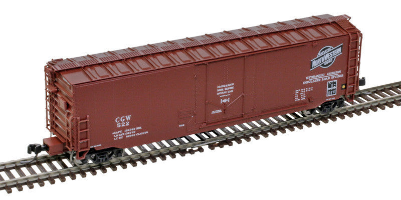 Atlas Master N 50007150 50’ GA RBL Boxcar Chicago Great Western CGW #527