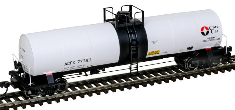 Atlas Master HO 20007563 ACF 17,360-Gallon Tank Car Olin Corp. 'Care Car' ACFX #77393