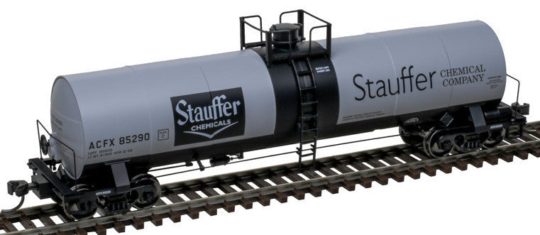 Atlas Master HO 20007575 ACF 17,360-Gallon Tank Car Stauffer Chemical ACFX #85290