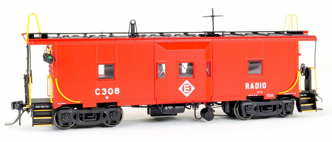 Tangent Scale Models HO 60711-04 Erie ICC Bay Window Caboose Erie Lackawanna 'Simplified Repaint 1966' EL #C332