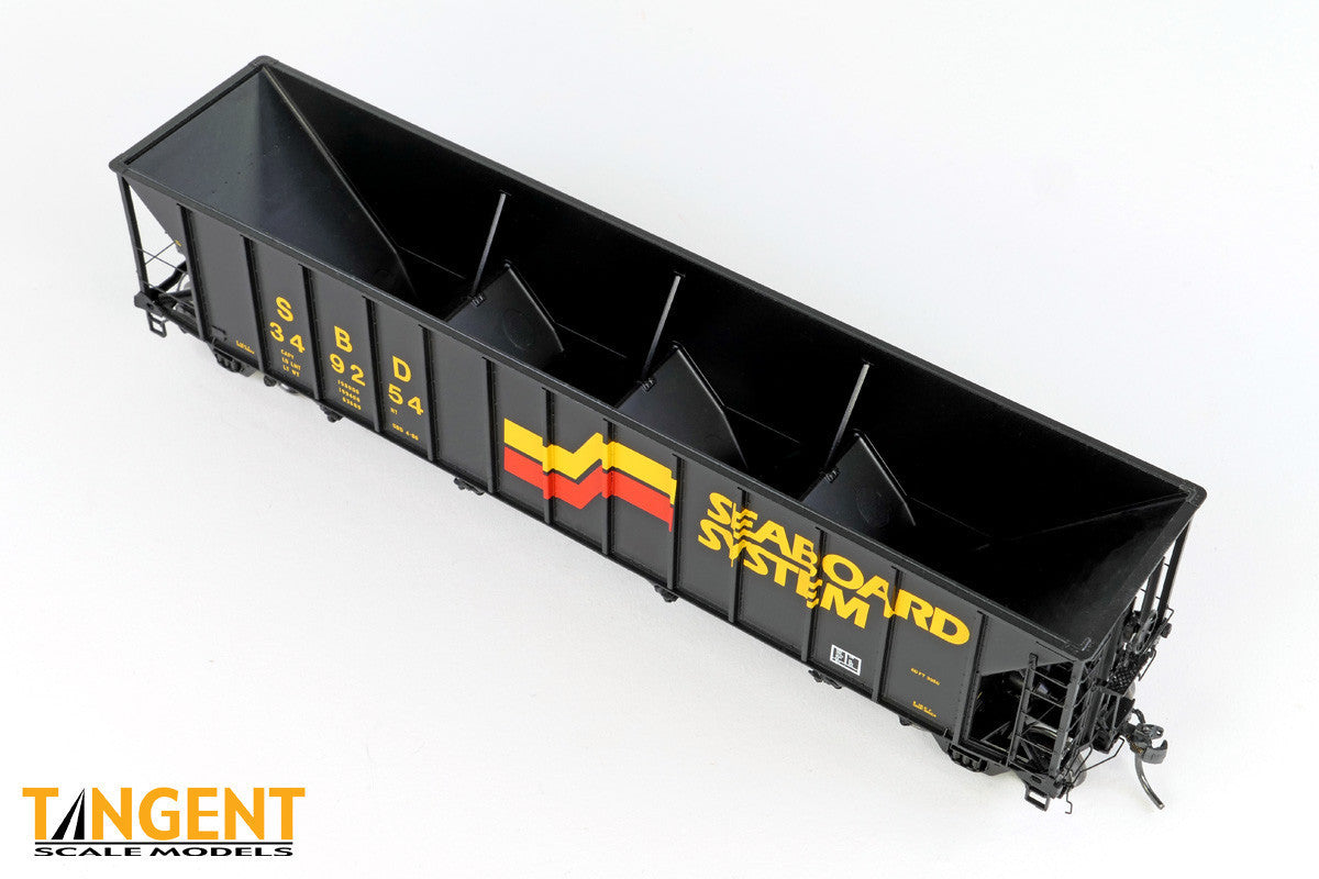 Tangent Scale Models HO 32018-03 Bethlehem Steel 3350CuFt Quad Coal Hopper Seaboard System 'Seaboard Repaint 1986+' SBD #349212