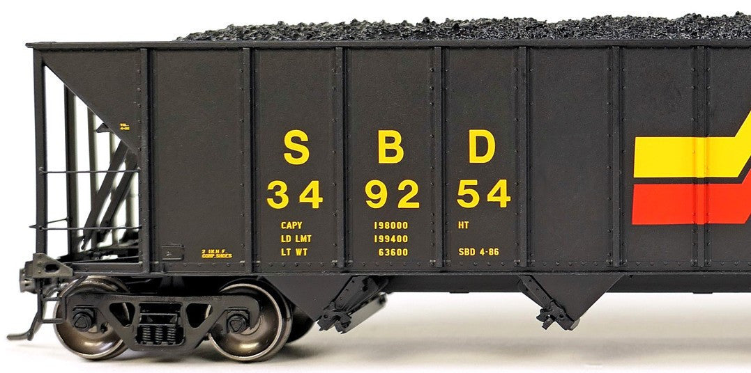 Tangent Scale Models HO 32018-05 Bethlehem Steel 3350CuFt Quad Coal Hopper Seaboard System 'Seaboard Repaint 1986+' SBD #349246