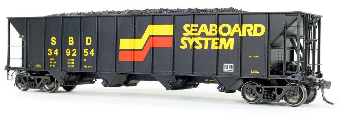Tangent Scale Models HO 32018-07 Bethlehem Steel 3350CuFt Quad Coal Hopper Seaboard System 'Seaboard Repaint 1986+' SBD #349285