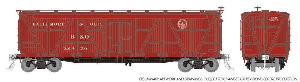 Rapido Trains Inc HO 177206A FGE R7 Reefer FGE - B&O - Single Car