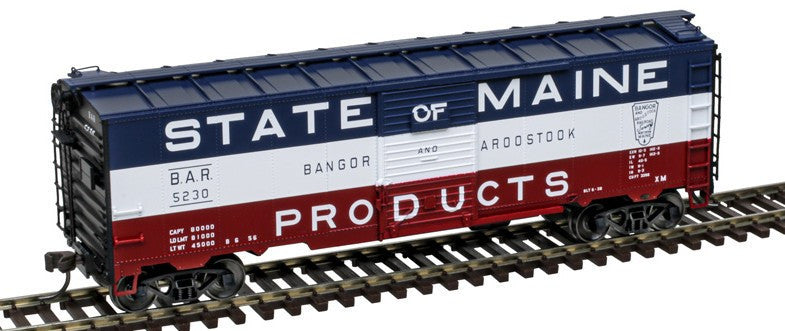 Atlas Master HO 20007762 1932 ARA 40' Steel Boxcar Bangor & Aroostook BAR #5369