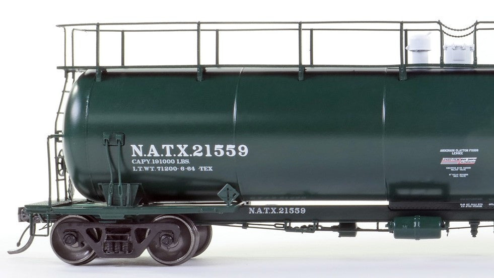 Tangent Scale Models HO 31012-04 NACC 1963-Design 20,500 Gallon Non-Insulated Tank Car 'Anderson Clayton Foods 1973+' NATX #21559