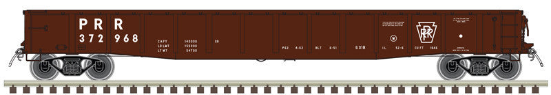 Atlas Master N 50006413 ACF 70-Ton 52' Gondola Pennsylvania Railroad 'plain Keystone' PRR #373249