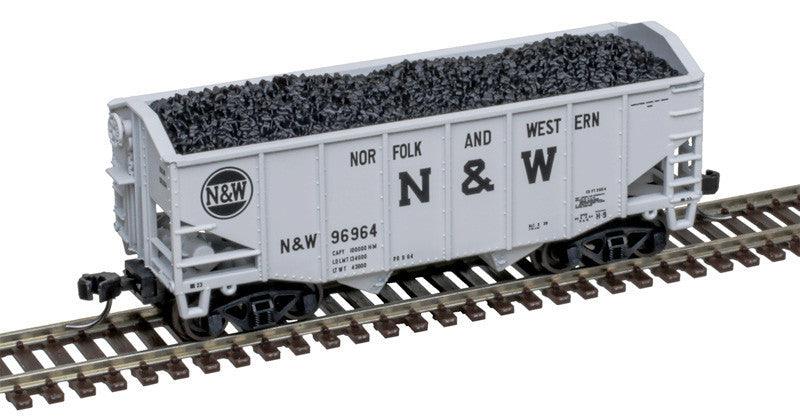 Atlas Master N 50007299 55 Ton Fishbelly Coal Hopper Norfolk & Western NW #96989
