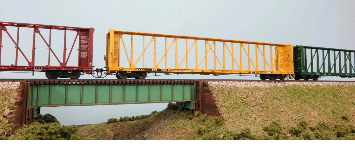 Rapido Trains Inc HO 174013A NSC Centerbeam Flatcar Ontario Northland Blue ONT Single Car