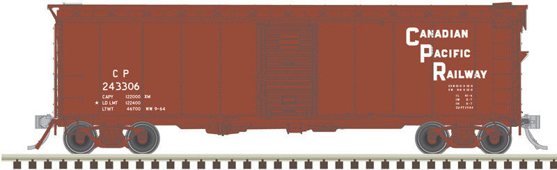 Atlas Master HO 20007900 40' Minibox Boxcar Canadian Pacific 'Stepped Lettering' CP #243306