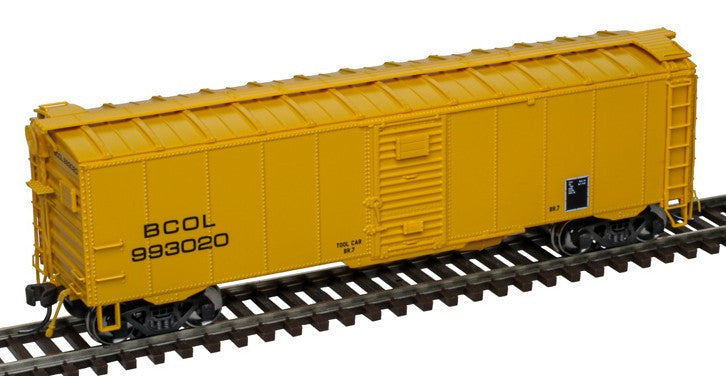Atlas Master HO 20007909 40' Minibox Boxcar British Columbia MOW BCOL #993024
