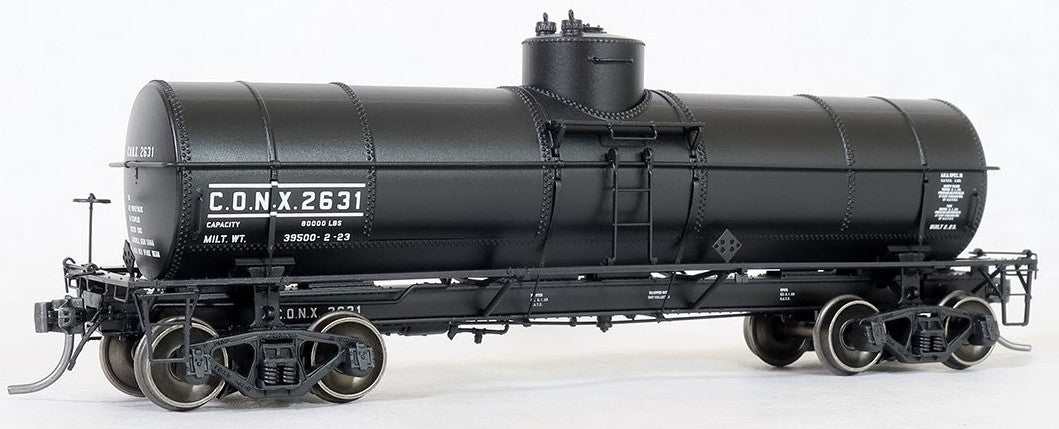 Tangent Scale Models HO 19023-04 General American GATC 8,000 Gallon 1917-Design Radial Course Tank Car CONX 'Continental Oil 1923+ Lease' CONX #2631