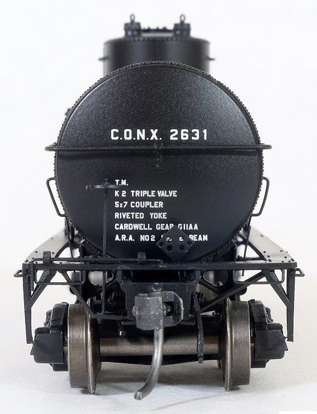 Tangent Scale Models HO 19023-05 General American GATC 8,000 Gallon 1917-Design Radial Course Tank Car CONX 'Continental Oil 1923+ Lease' CONX #2633