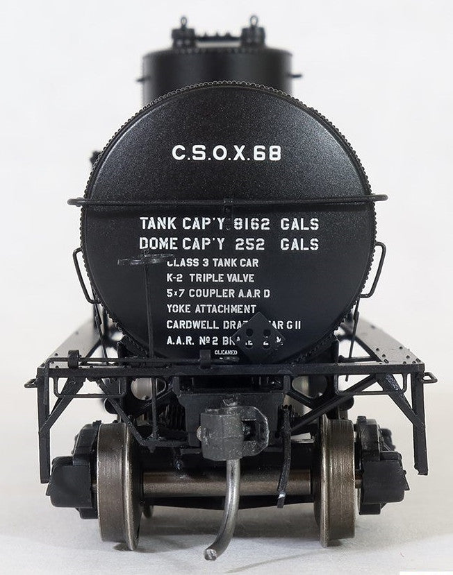 Tangent Scale Models HO 19024-06 General American GATC 8,000 Gallon 1917-Design Radial Course Tank Car 'Cities Service Oil (Penn) 1937+' CSOX #75