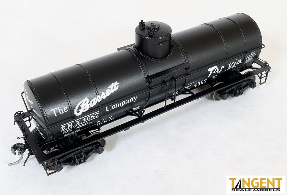 Tangent Scale Models HO 19067-02 General American 1917-design 10,000 Gallon Insulated Tank Car Barrett Tarvia '1938+' BMX #4559