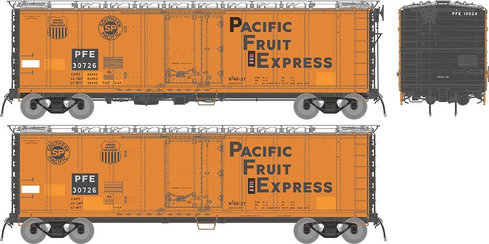 Rapido Trains Inc HO 196007A PFE R-40-27 Reefer PFE '1970s TIV Repaint' #1 - Single Car