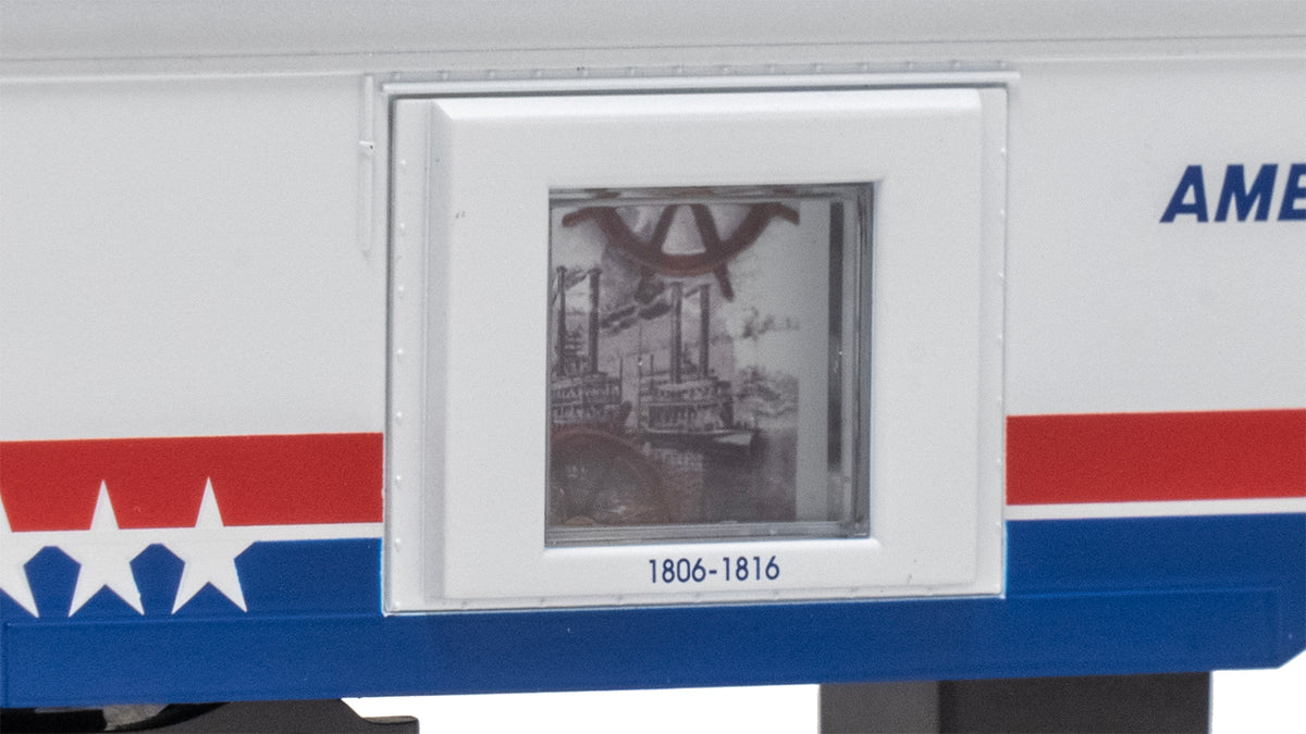 Bachmann HO 19902 72' Exhibit (Converted Baggage) Car American Freedom Train #102 (1796-1816)