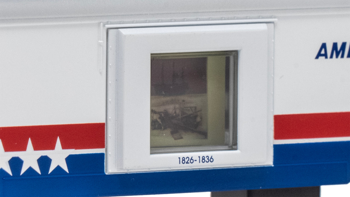 Bachmann HO 19903 72' Exhibit (Converted Baggage) Car American Freedom Train #103 (1816-1836)