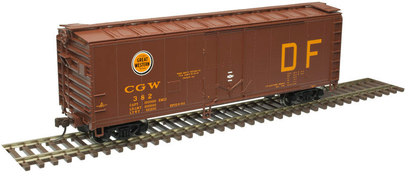 Atlas Trainman HO 20006140  40' Plug Door Box Car Chicago Great Western 'DF' CGW #383