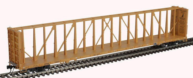 Atlas Master HO 20006484 73' Center-Partition 'Centerbeam' Flatcar Willamette and Pacific Railroad WPRR #73090