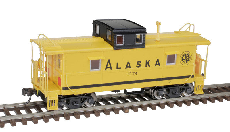Atlas Trainman HO 20006753 C&O-Style Steel Center-Cupola Caboose Alaska ARR #1084