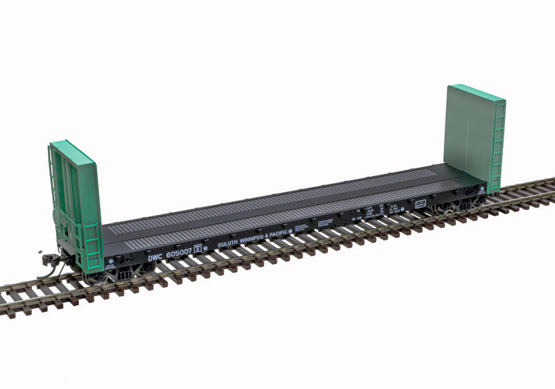 Atlas Master HO 20007101 51'6" Bulkhead Flatcar Duluth, Winnipeg and Pacific Railway DWC #605034