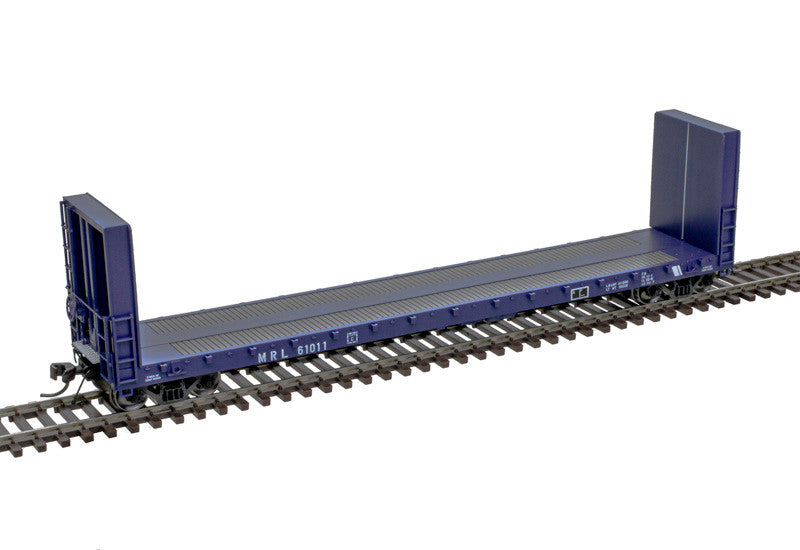 Atlas Master HO 20007109 51'6" Bulkhead Flatcar Montana Rail Link MRL #61011