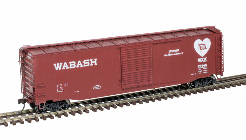 Atlas Master HO 20007520 50' Postwar Single Door Boxcar Wabash WAB #21446