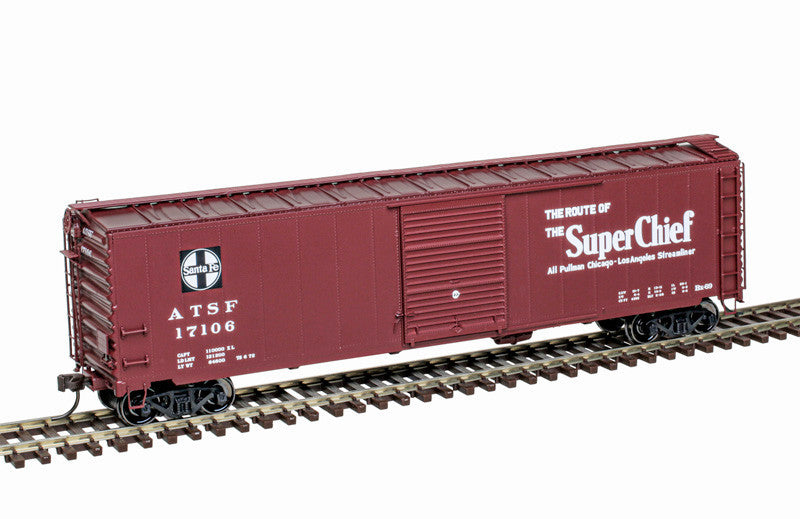 Atlas Master HO 20007525 50' Postwar Single Door Boxcar Santa Fe ATSF #17106