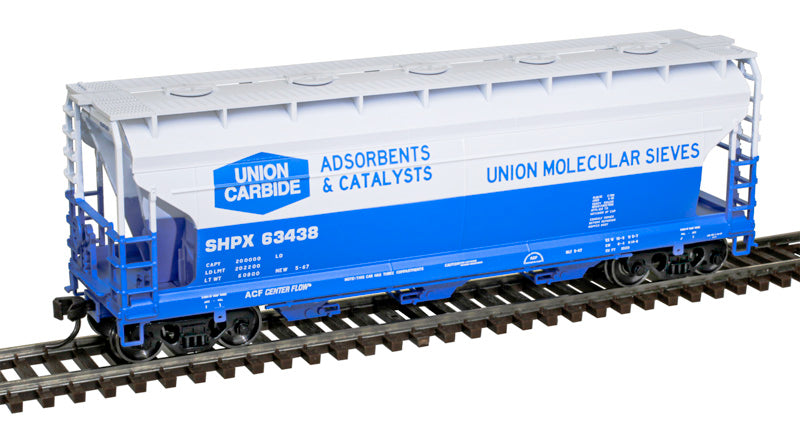 Atlas Trainman HO 20008112 ACF 3560 Covered Hopper Union Carbide SHPX #63435