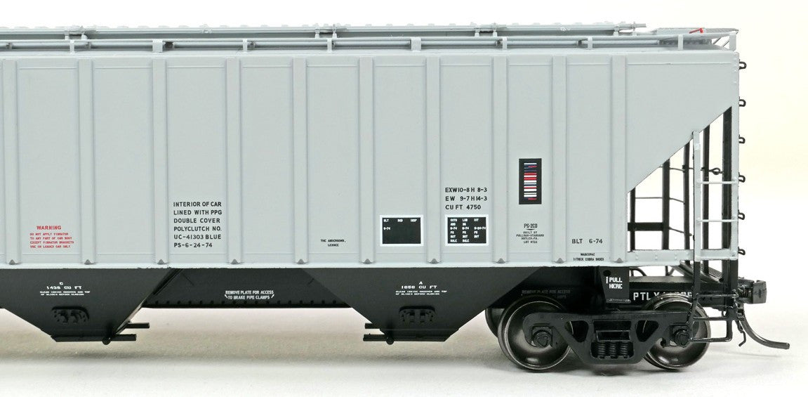Tangent Scale Models HO 20084-02 PS4750 Covered Hopper Pullman Transport Leasing Company 'The Andersons 1974' PLTX #14396