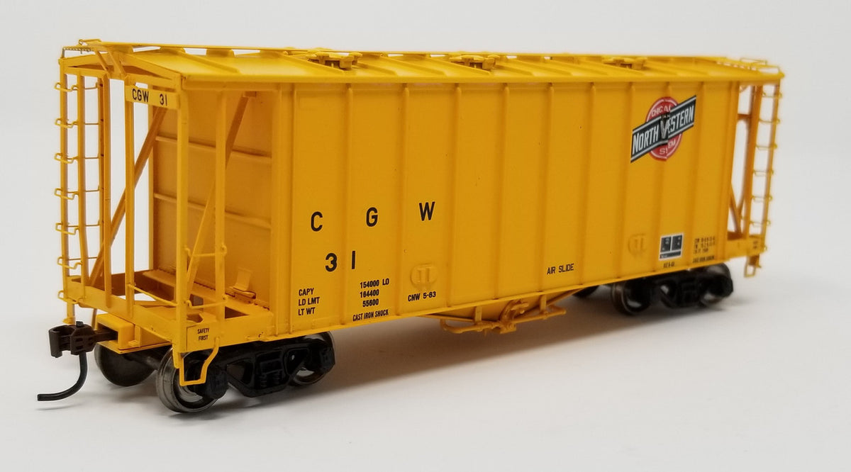 Athearn HO Scale RTR 40' 2600 Airslide Early Version, CGW #31 (Yellow) Lombard Hobbies Exclusive