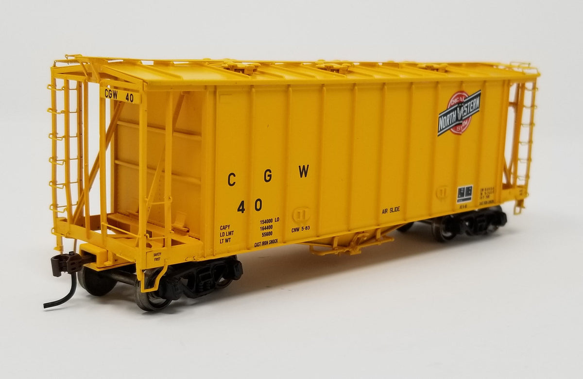 Athearn HO Scale RTR 40' 2600 Airslide Early Version, CGW #40 (Yellow) Lombard Hobbies Exclusive