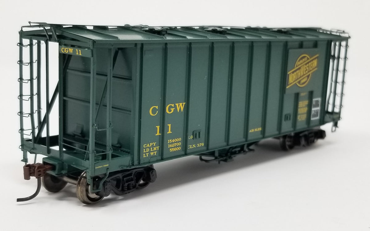 Athearn HO Scale RTR 40' 2600 Airslide Early Version, CGW #11 (Green) Lombard Hobbies Exclusive