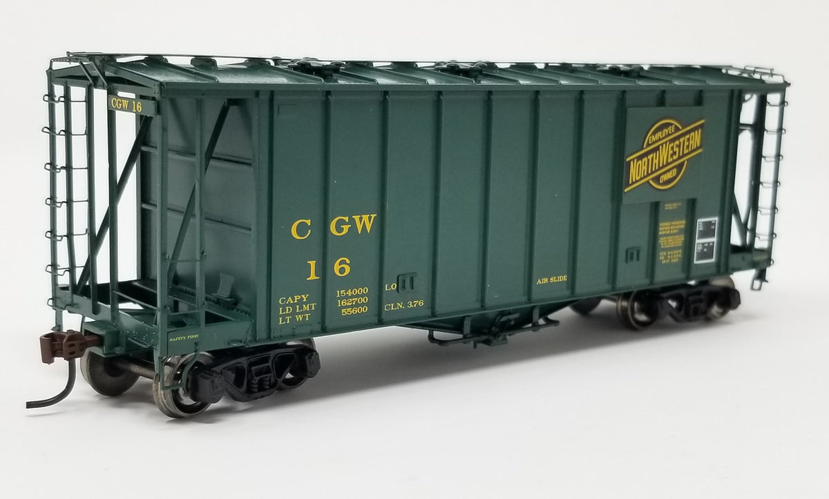 Athearn HO Scale RTR 40' 2600 Airslide Early Version, CGW #16 (Green) Lombard Hobbies Exclusive