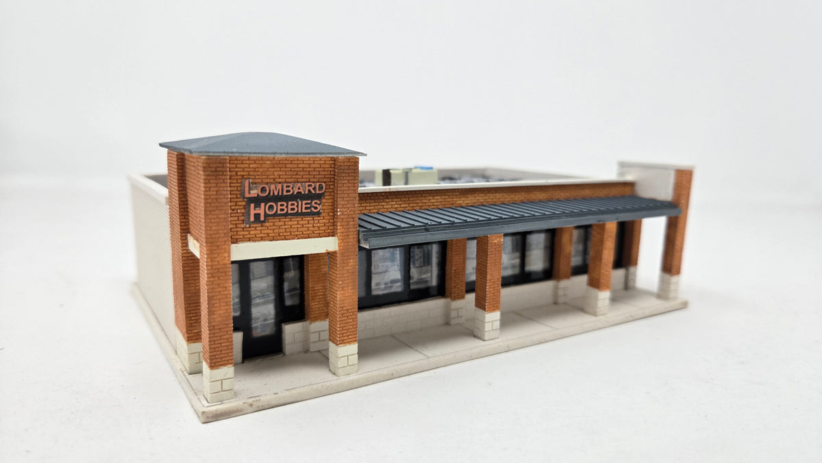 Lunde Studios HO Lombard Hobbies Retail Hobby Shop - Kit Exclusive
