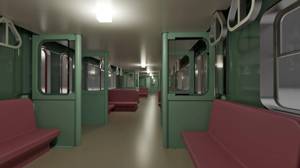 Rapido Trains Inc HO 206502 DCC/ESU LokSound V5 Equipped TTC 'G-Class' Subway 'A-B' Train #1 #5034+5035 2-Car Set