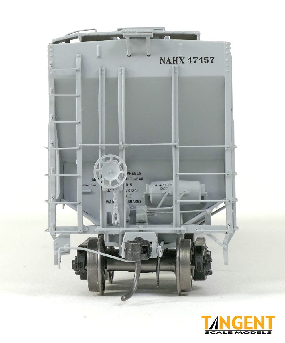 Tangent Scale Models HO 21033-03 Pullman-Standard PS-2 4427 High Side Covered Hopper NAHX 'Morton Salt 6-1969' NAHX #47462