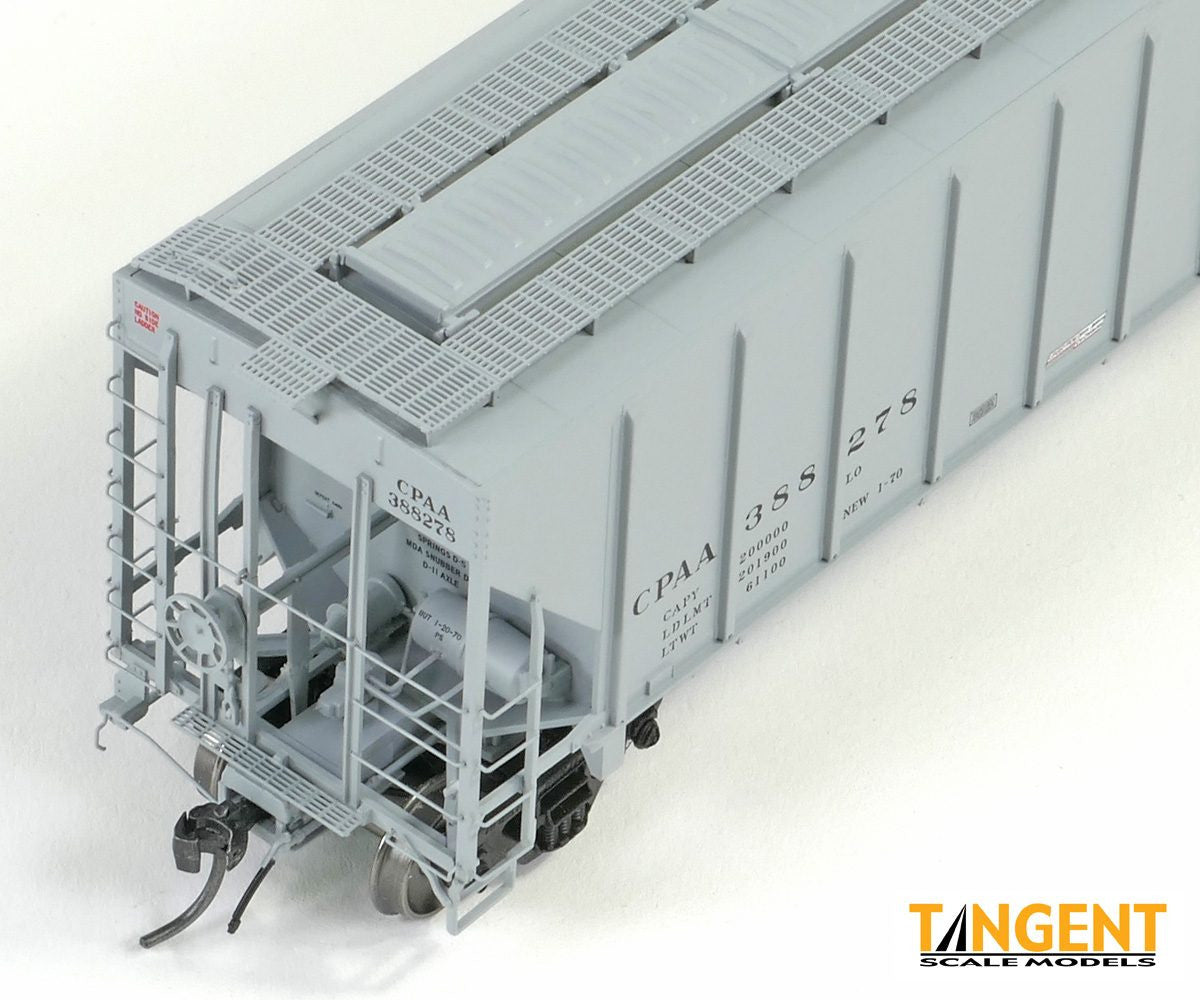 Tangent Scale Models HO 21035-11 Pullman-Standard PS-2 4427 High Side Covered Hopper Canadian Pacific 'NA Delivery 1-1970' CPAA #388314