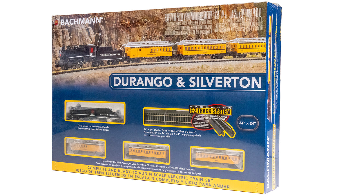 Bachmann N 24020 Durango & Silverton Steam Train Set