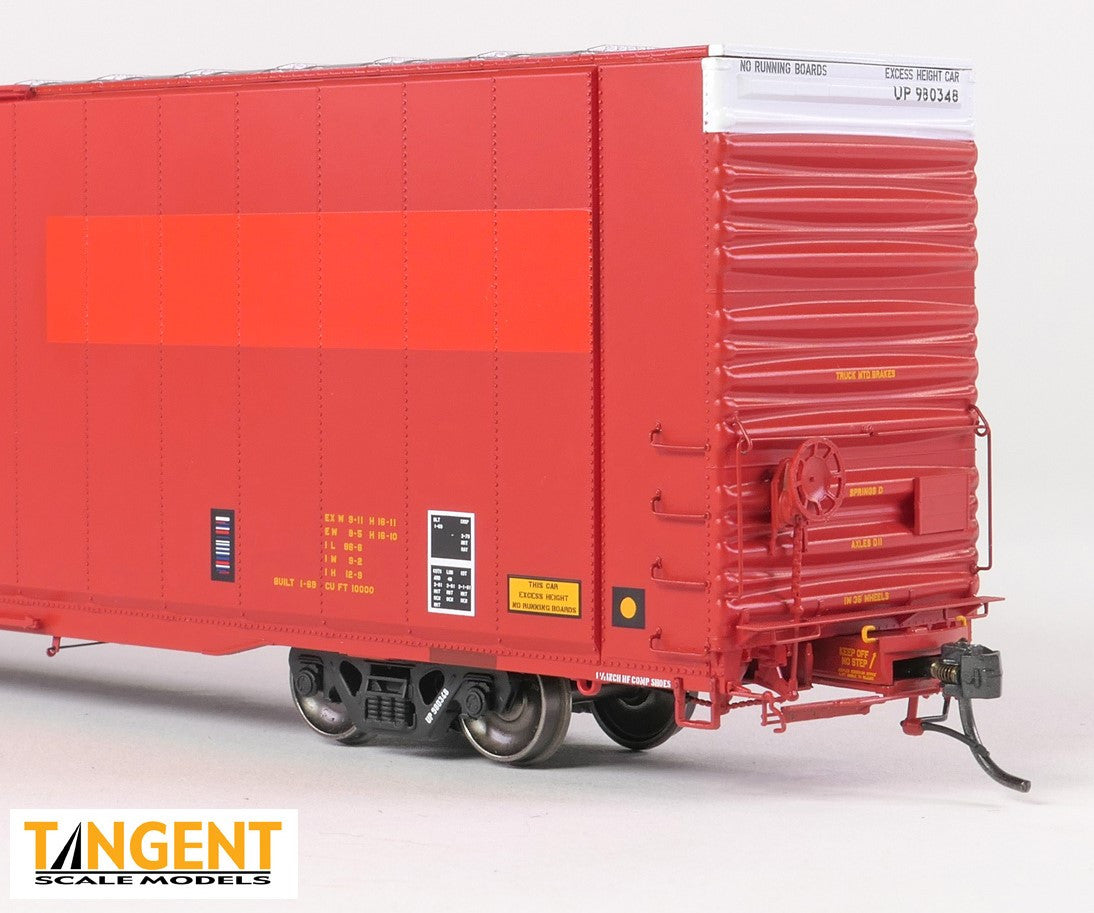 Tangent Scale Models HO 25067-01 Greenville 86′ Double Plug Door Box Car Union Pacific 'Ex-MKT 1984+' UP #980346