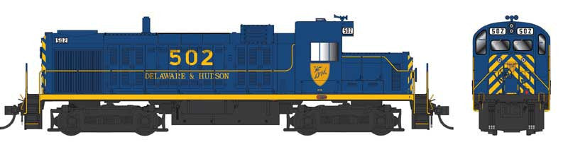 Bowser Executive Line HO 25368 DCC/ESU LokSound V5 Equipped Alco RS3-M 'Chop Nose' Delaware and Hudson Locomotive D&H #502