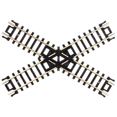 Atlas N 2568 Code 80 Track with Nickel Silver Rail & Black Ties - 60 Degree Crossing