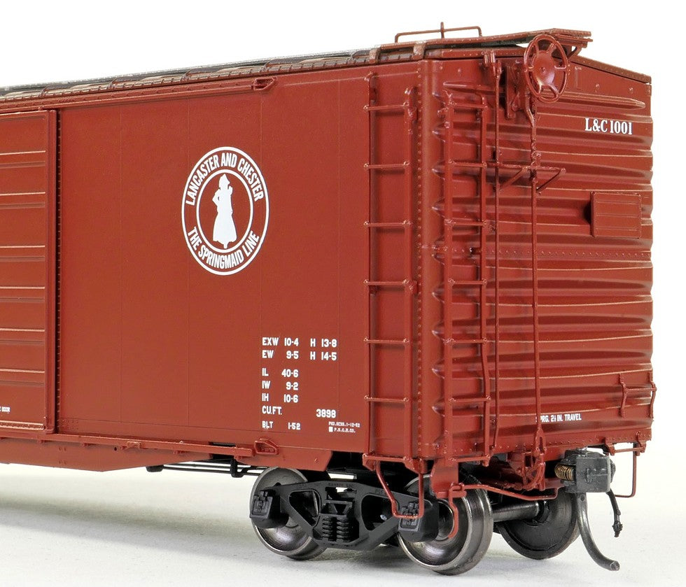 Tangent Scale Models HO 26014-04 Pullman-Standard 40′ PS-1 9′ Door Boxcar Lancaster & Chester "Delivery 1-1952" L&C #1016