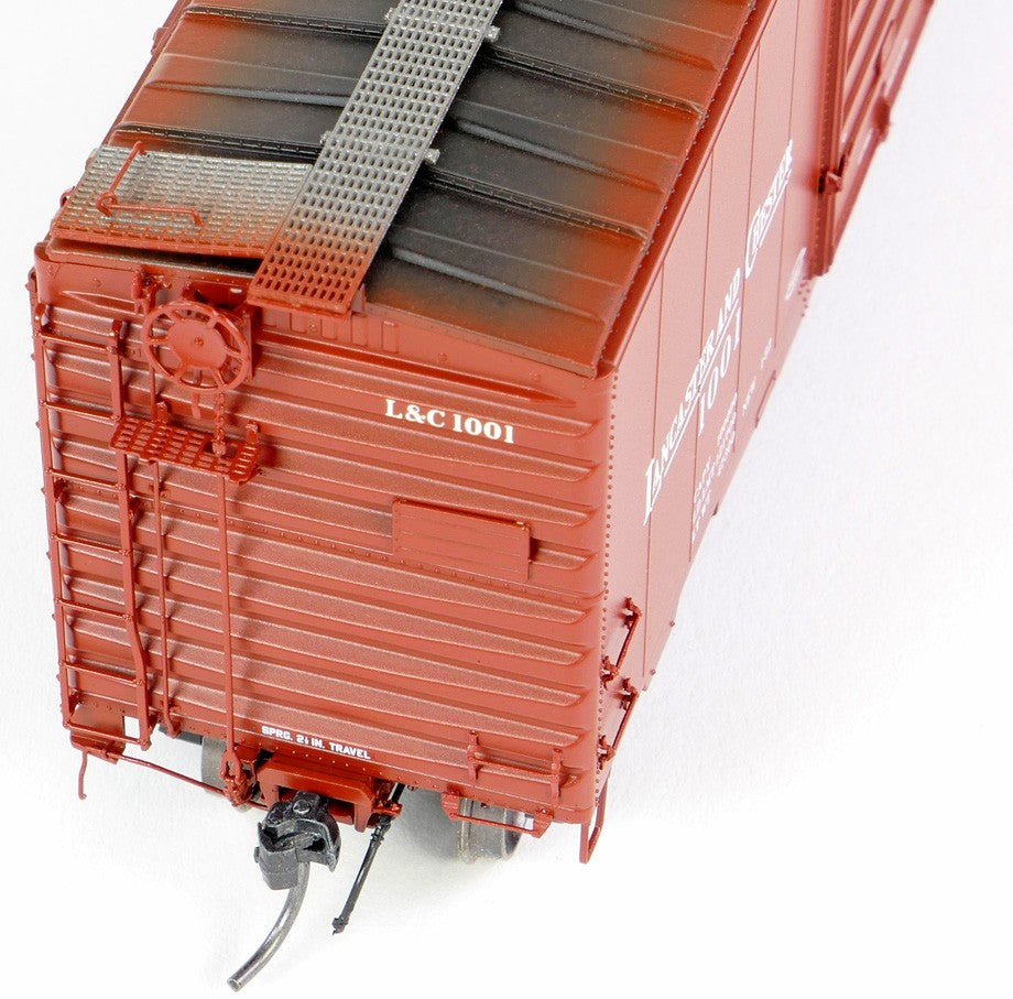 Tangent Scale Models HO 26014-04 Pullman-Standard 40′ PS-1 9′ Door Boxcar Lancaster & Chester "Delivery 1-1952" L&C #1016