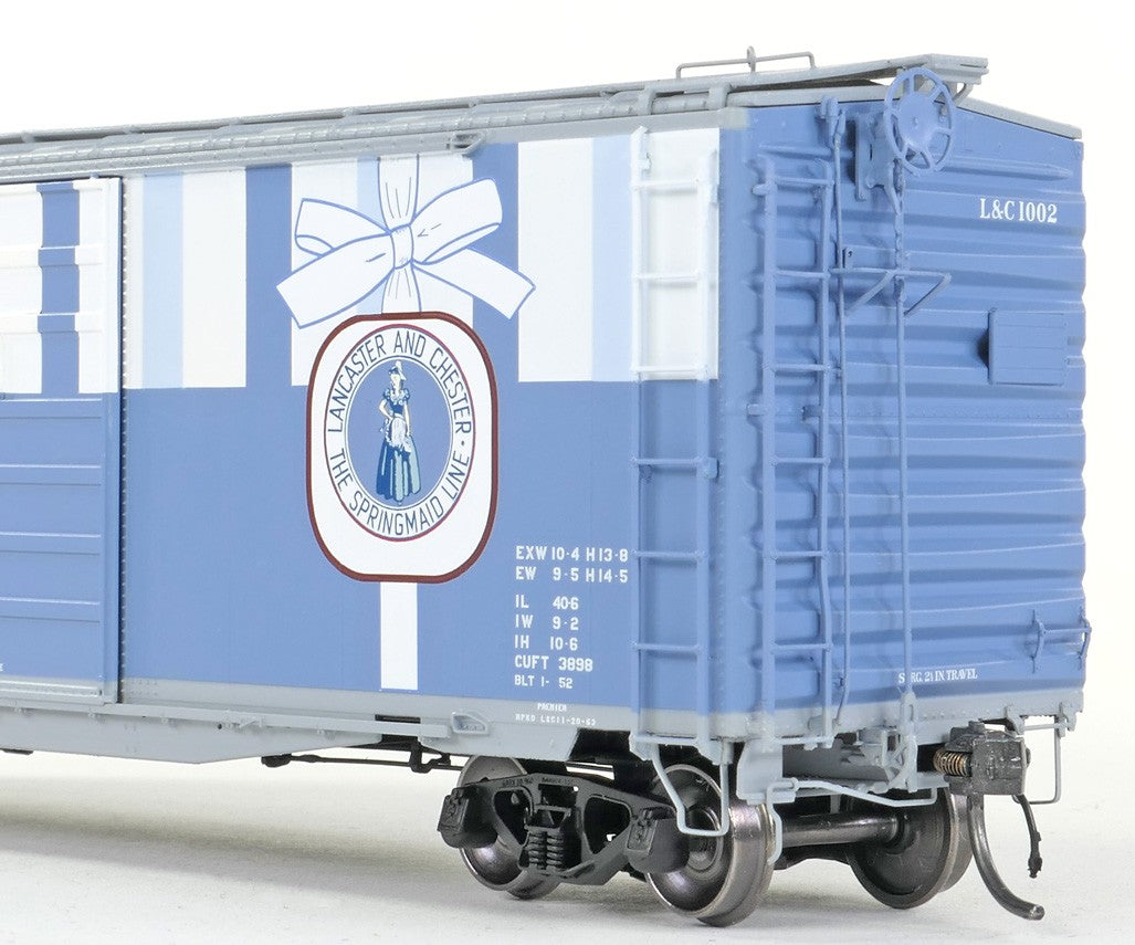 Tangent Scale Models HO 26016-01 Pullman-Standard 40′ PS-1 9′ Door Boxcar Lancaster & Chester "Echotone Special 1963+" L&C #1002