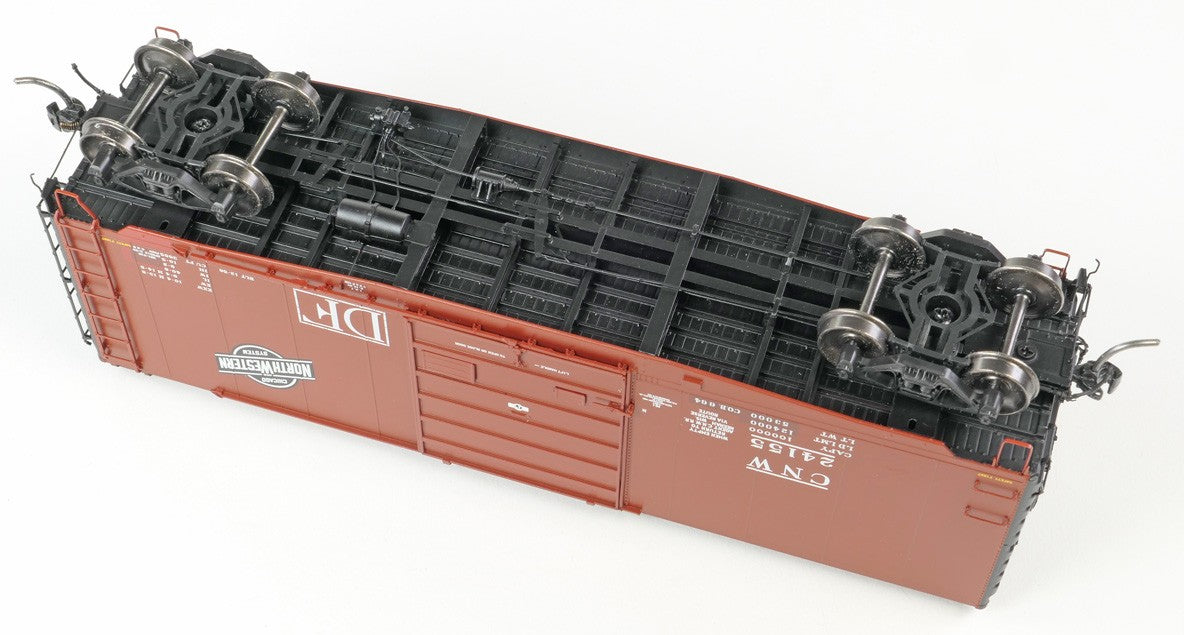 Tangent Scale Models HO 26022-02 Pullman-Standard 40′ PS-1 9′ Door Boxcar Chicago and North Western "Original DF Equipped 1964+" CNW #24155