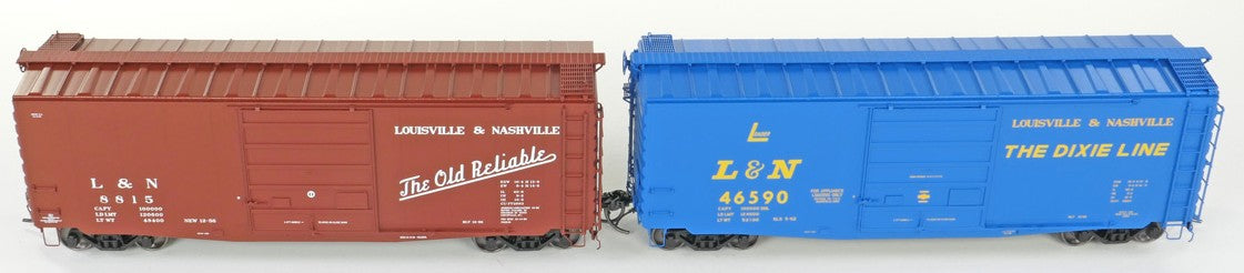 Tangent Scale Models HO 26023-01 Pullman-Standard 40′ PS-1 9′ Door Boxcar Louisville and Nashville "Delivery 12-1956" L&N #8815
