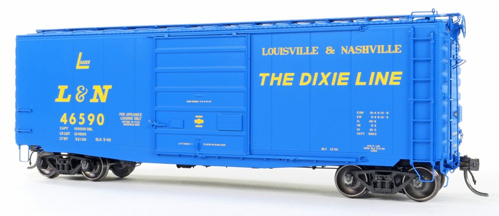 Tangent Scale Models HO 26024-01 Pullman-Standard 40′ PS-1 9′ Door Boxcar Louisville and Nashville "The Dixie Line 1962+" L&N #46588