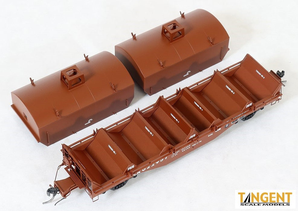 Tangent Scale Models HO 27012-01 PRR Samuel Rea Shops G41A Coil Car 'G41A Repaint 1976' w/ Hoods Conrail CR #622937